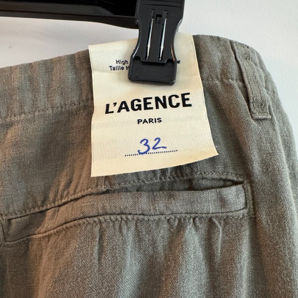 NWT L'Agence The Brie Linen Pant - Picture 7 of 9